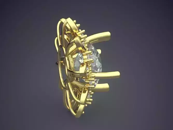 Pendant With Diamonds CAD-4752