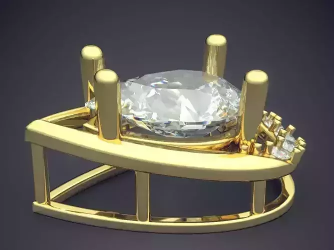 Pendant With Diamonds CAD-4732