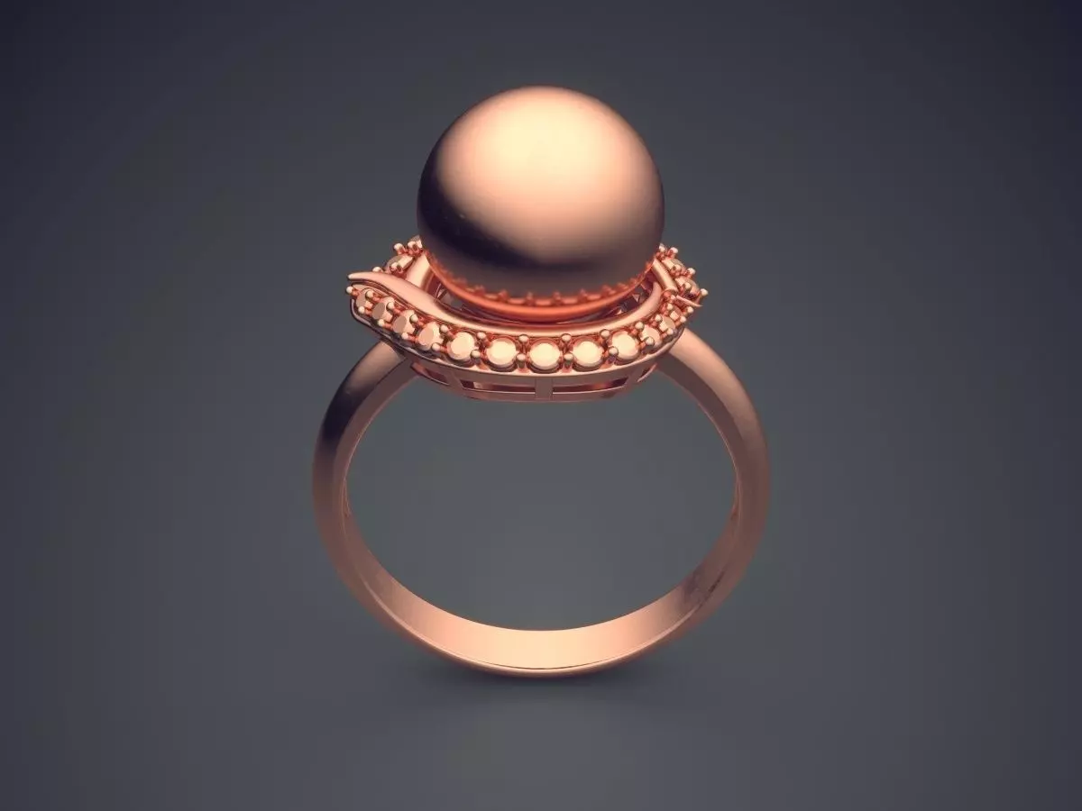 Ring CAD-4731 3D print model_2