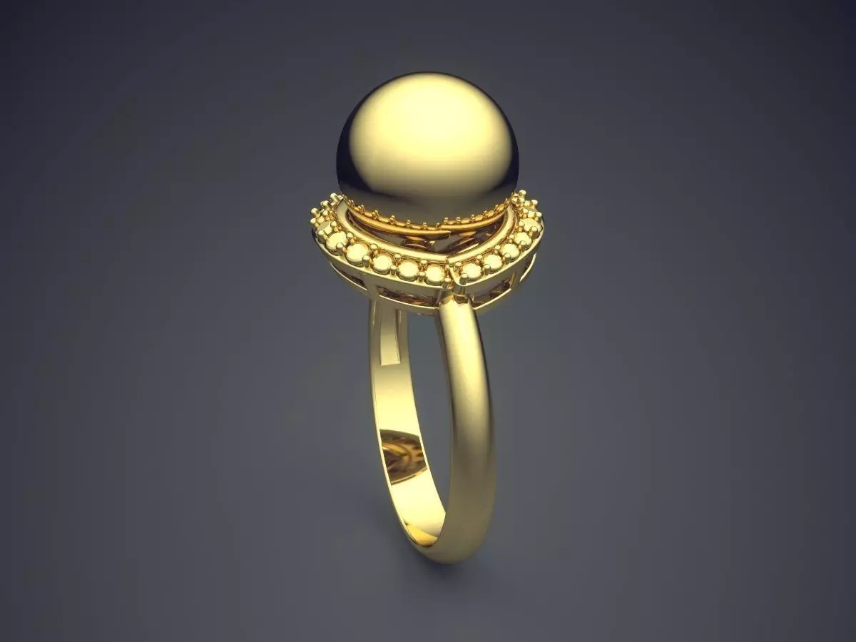 Ring CAD-4731 3D print model_3