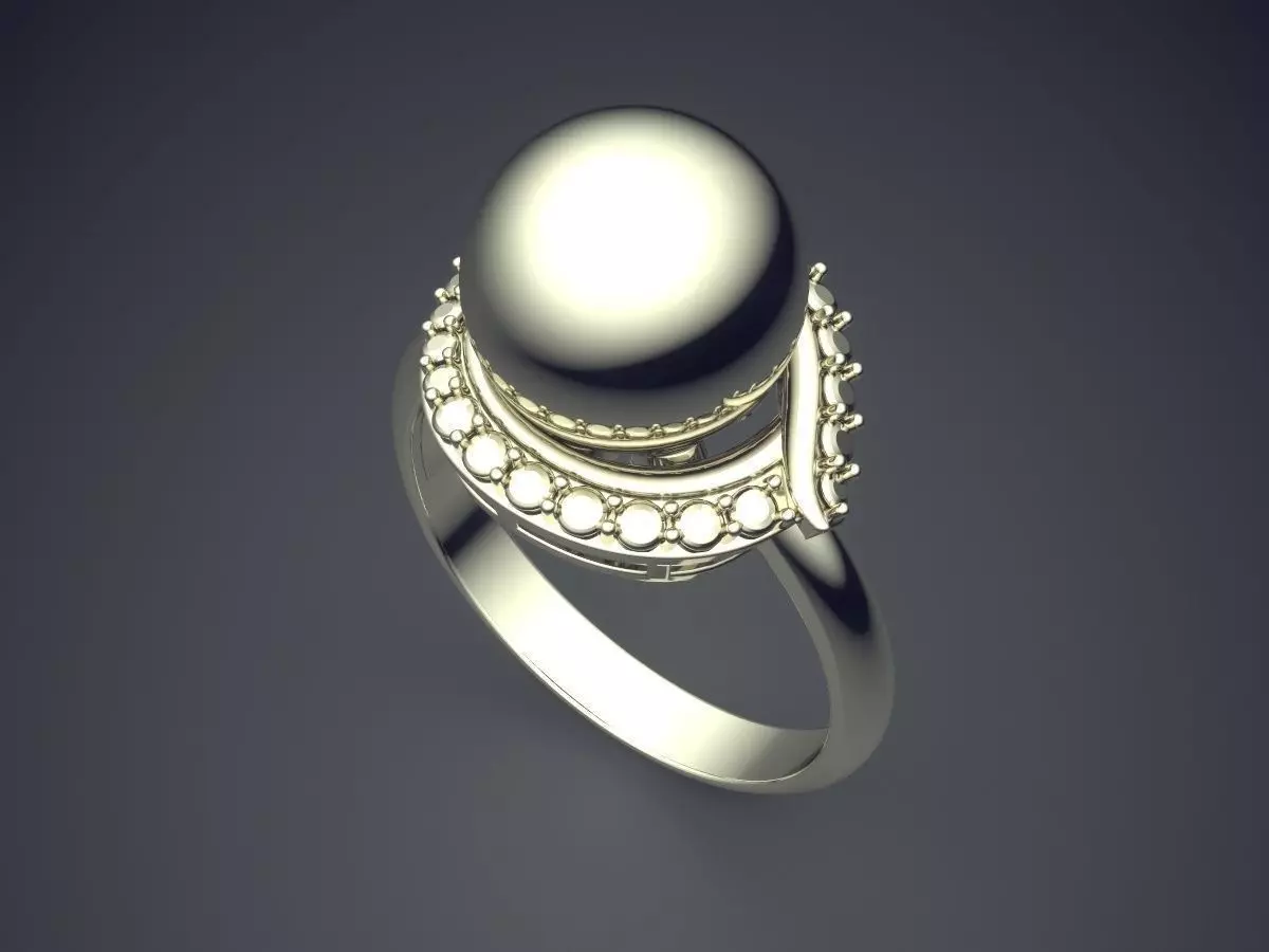 Ring CAD-4731 3D print model_1