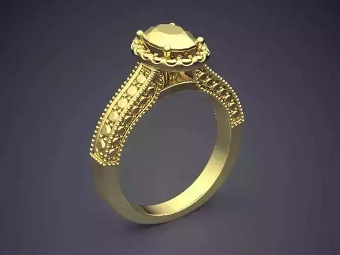 Detailed Ring CAD-4720