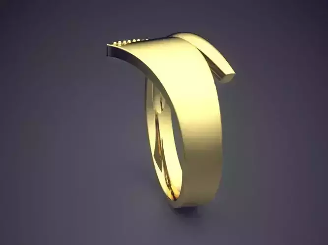 Unique Ring CAD-4695