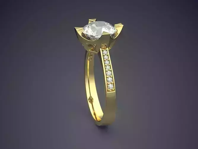 Ring With Diamonds CAD-4691