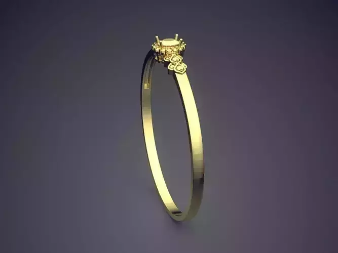 Thin Engagement Ring CAD-4686