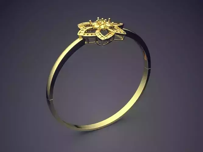 Thin Engagement Ring CAD-4658 3D print model