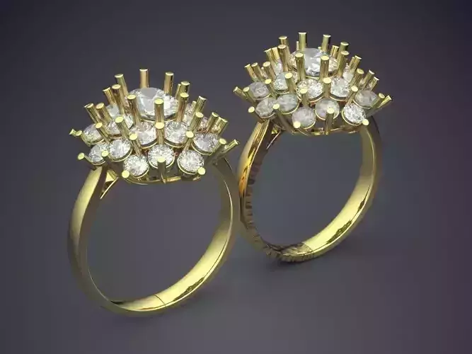 Engagement Rings With Diamonds CAD-4649