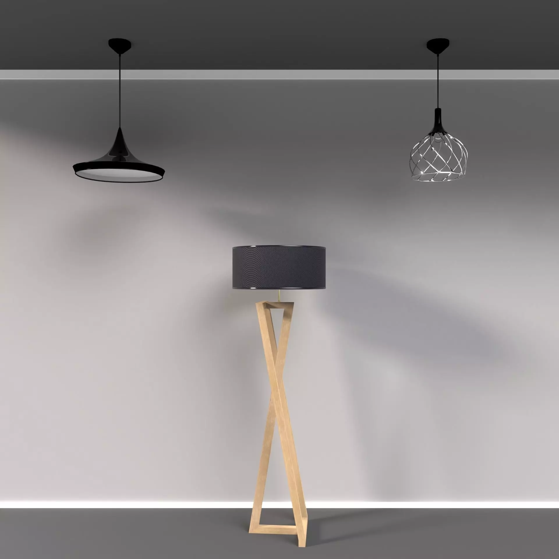 FREE- Pack of lamps for interior visualizations Free 3D model