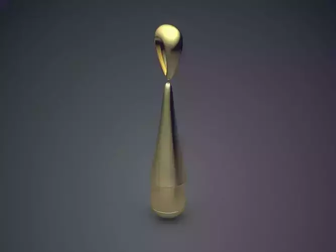 Pendant With Rain Drop Shaped Ornaments CAD 4619