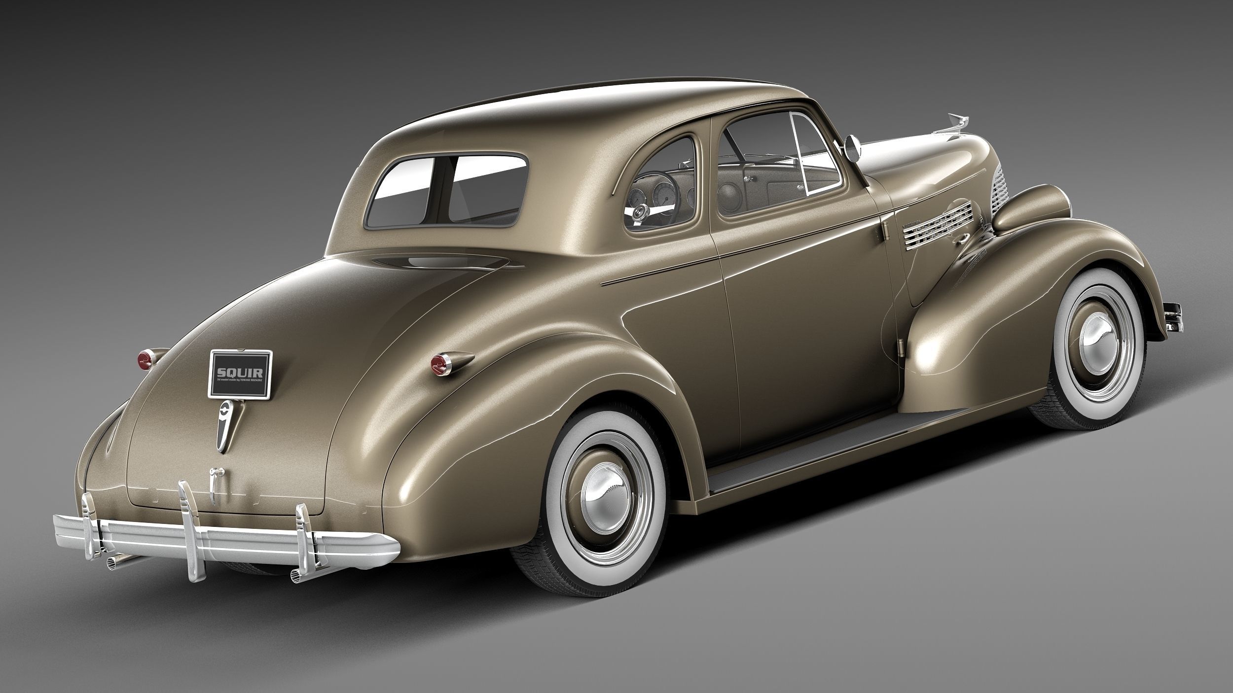 chevrolet 1939 coupe 3D model_4