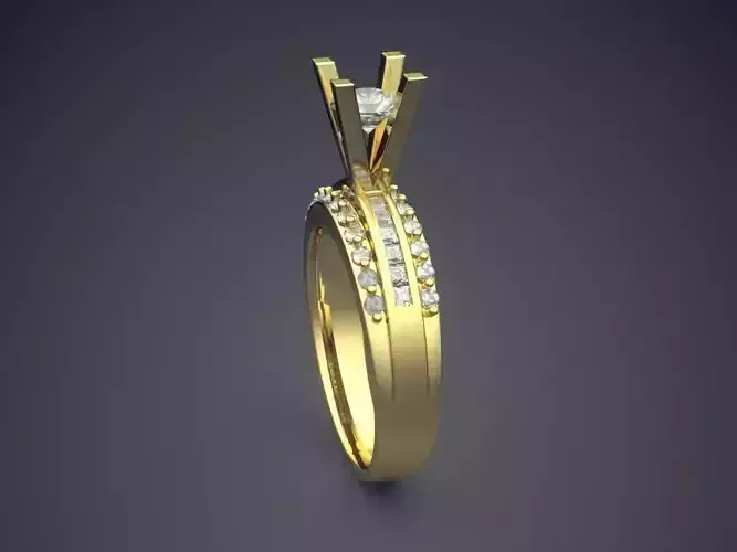 Ring With Diamond On Top CAD 4591
