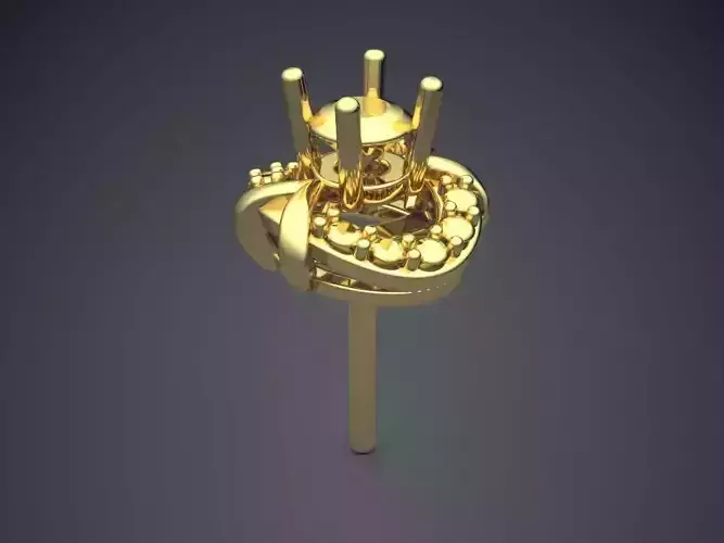 Earrings With Interesting Design CAD 4583 3D print model