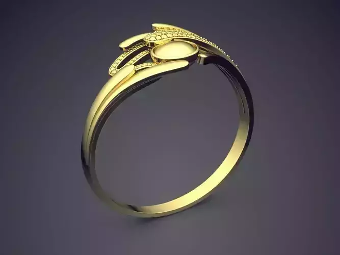 Small Ring With Complex Ornament CAD 4564 3D print model