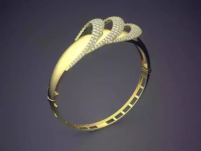 Simple Ring With Tiny Diamonds CAD 3994 3D print model