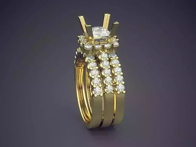 Very Luxurious Ring With Diamonds On The Side CAD 3972