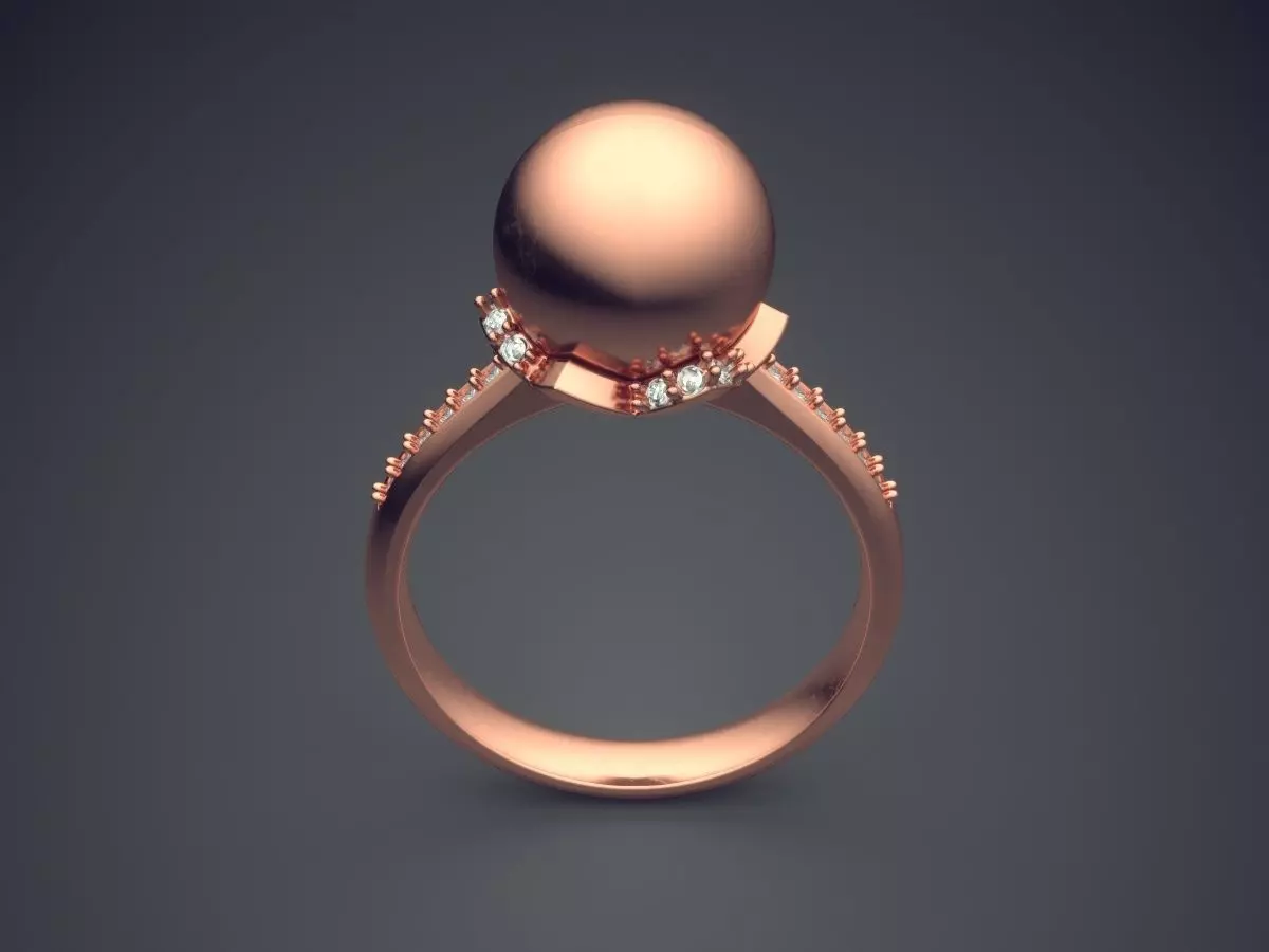 Ring CAD-3958 3D print model_2