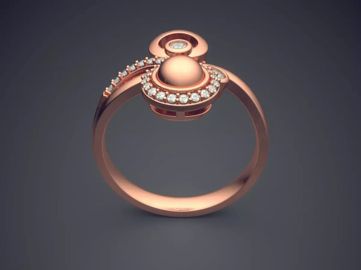 Ring CAD-3937 3D print model_2