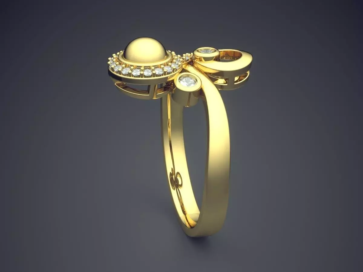Ring CAD-3937 3D print model_3