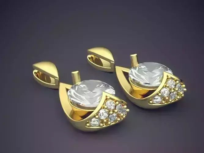 Pendant With Diamonds CAD-3935