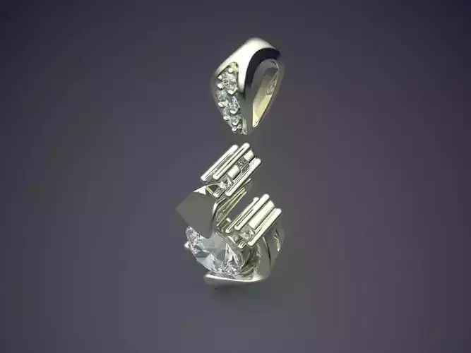 Pendant With Diamonds CAD-3930