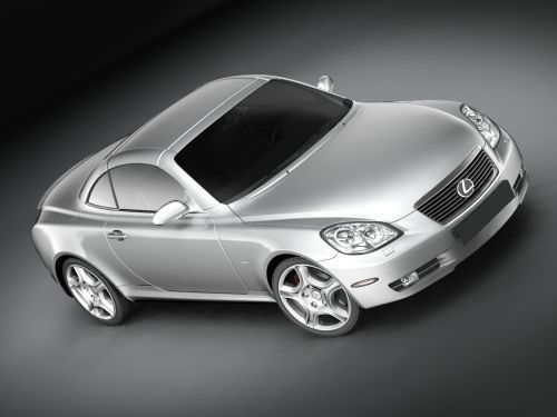 Lexus SC430 3D model_4