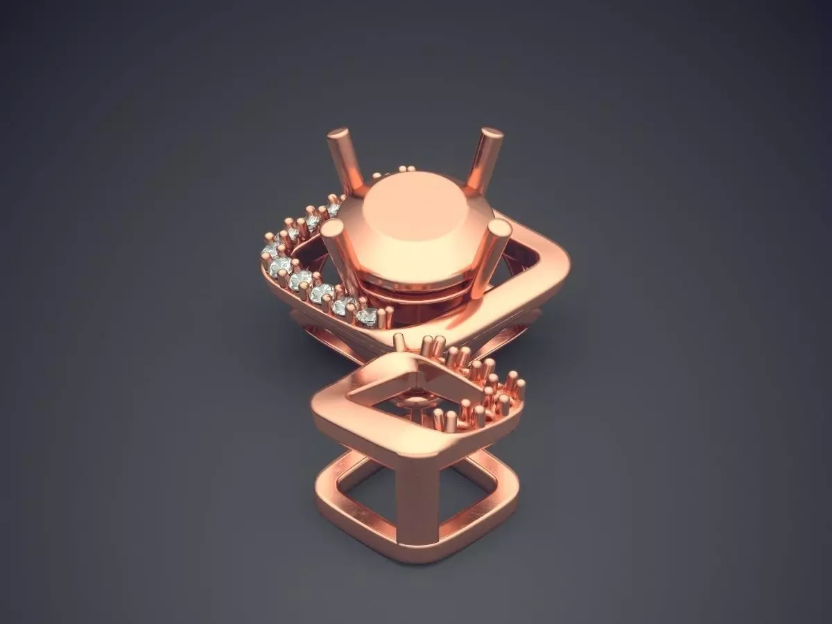 Pendant CAD-3908 3D print model_2