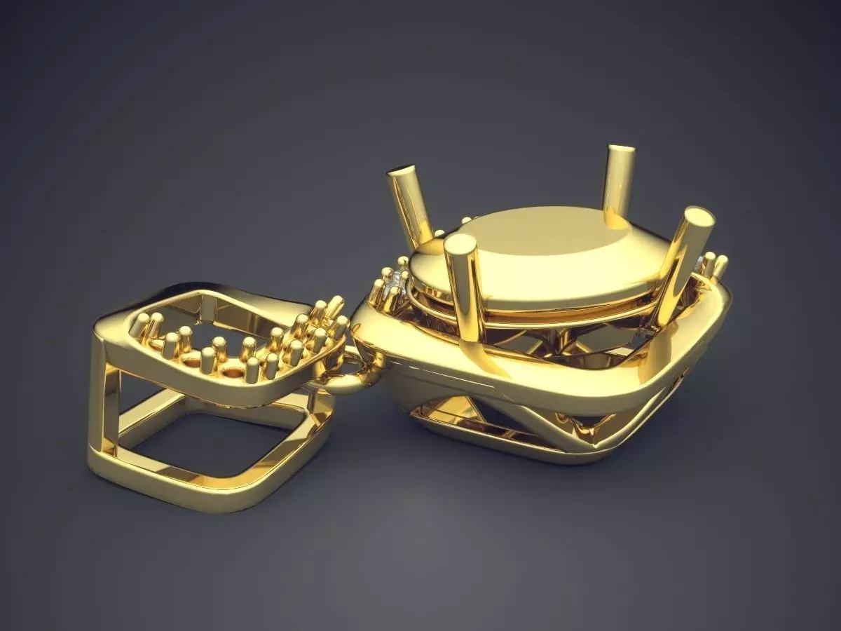 Pendant CAD-3908 3D print model_3