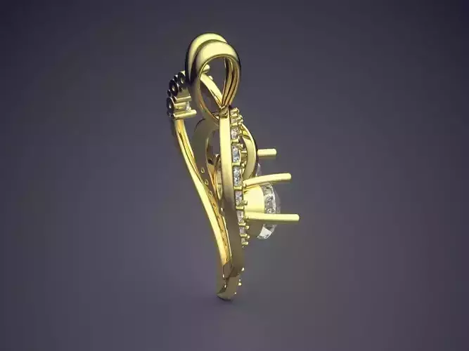 Pendant With Diamonds CAD-3910