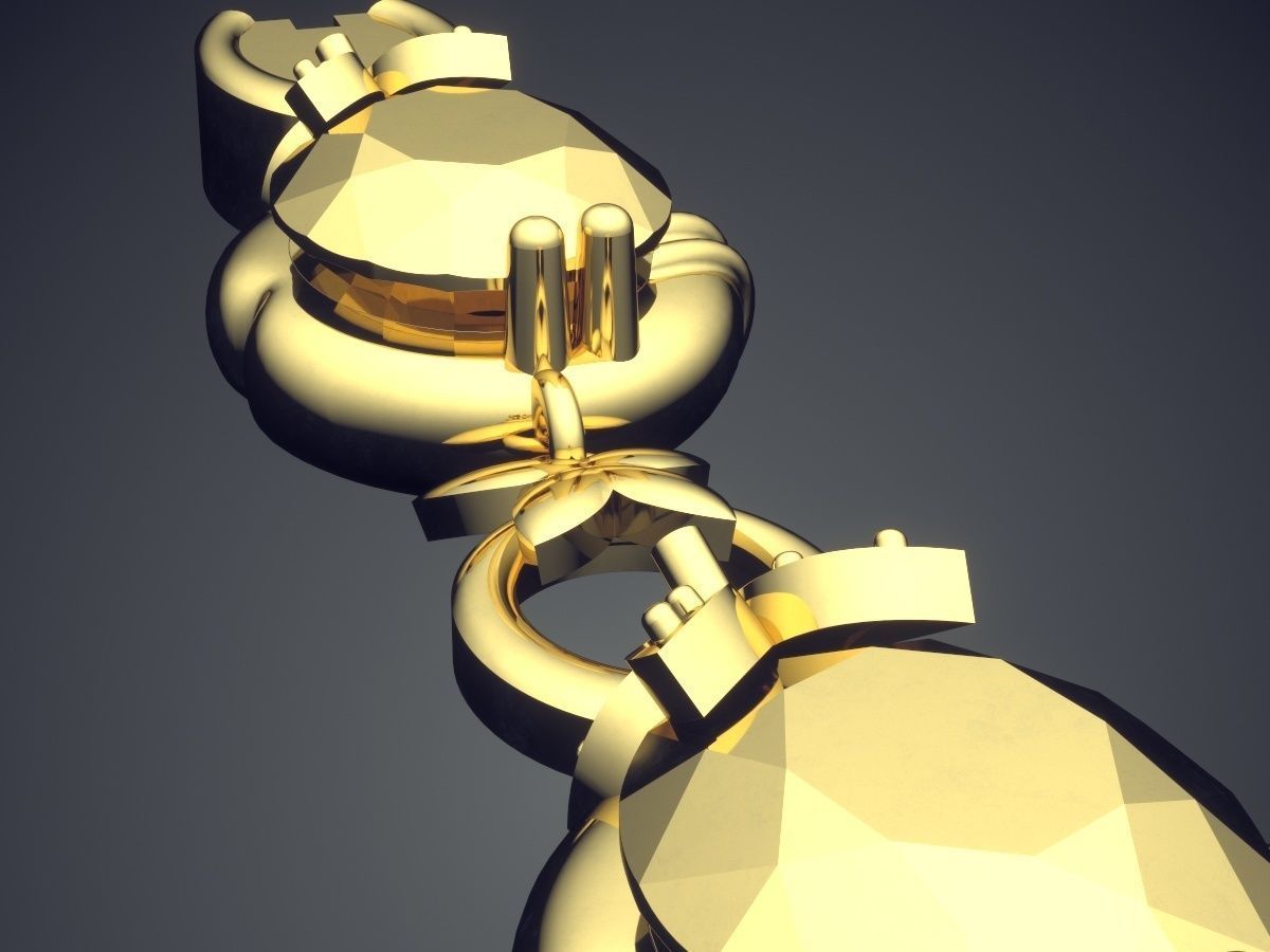 Bracelet CAD-3905 3D print model_3