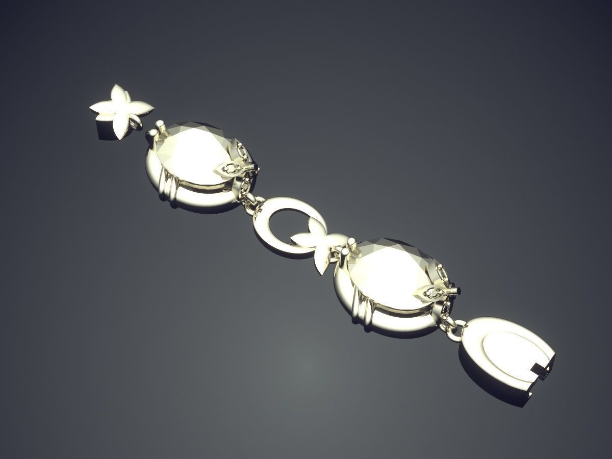 Bracelet CAD-3905 3D print model_1
