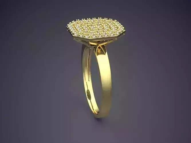 Ring With Diamonds CAD-3894