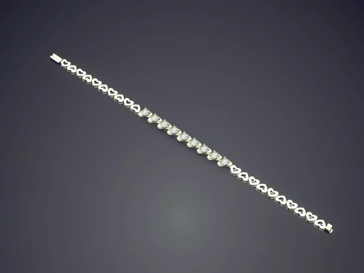 Bracelet CAD-3889 3D print model_1