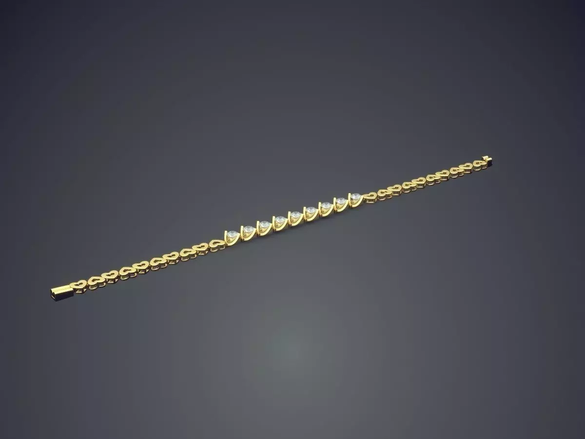 Bracelet CAD-3889 3D print model_0