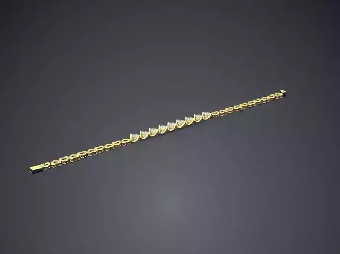 Bracelet CAD-3889 3D print model