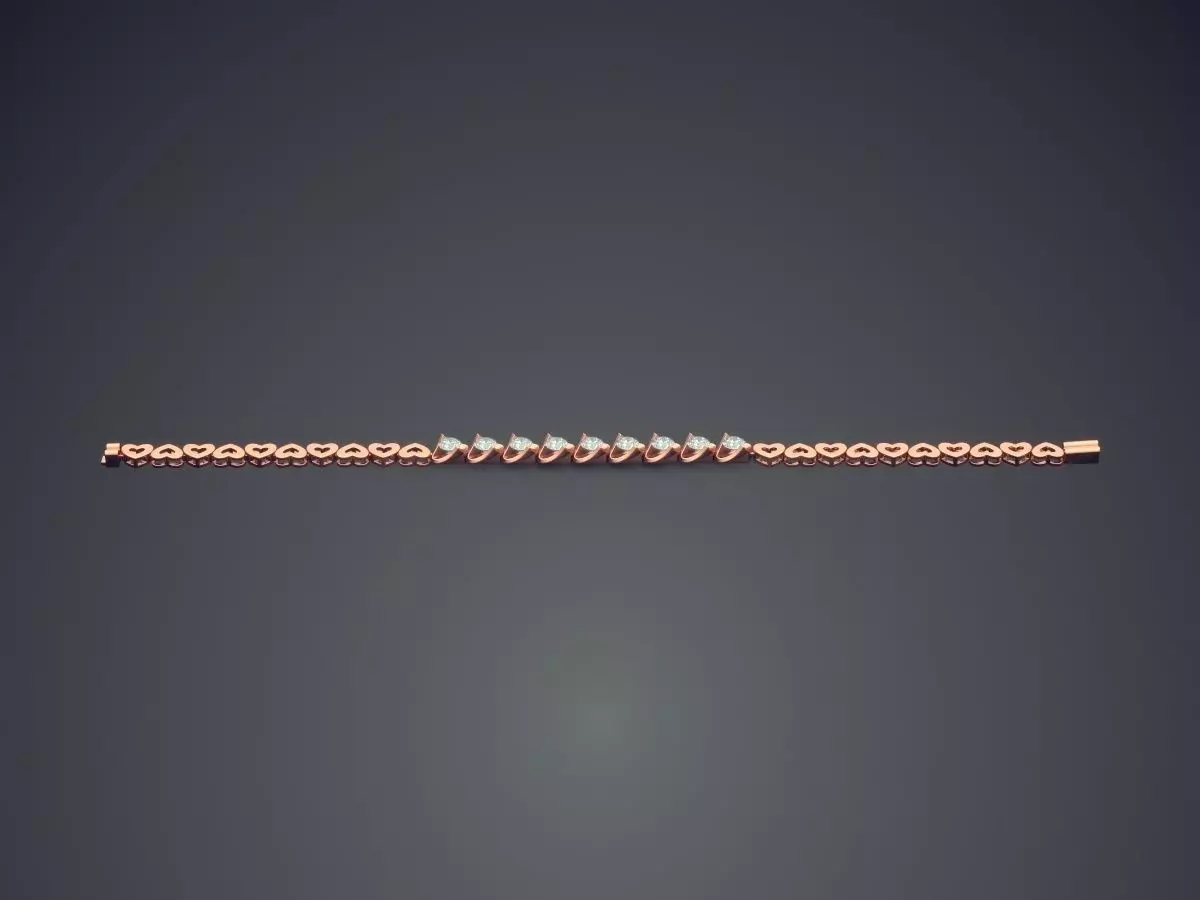 Bracelet CAD-3889 3D print model_2