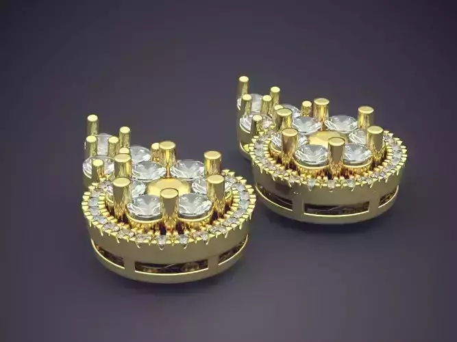 Pendants With Diamonds CAD-3882 3D print model