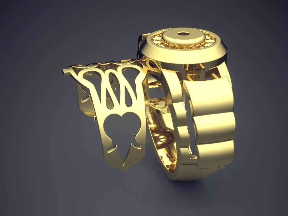Ring CAD-3865 3D print model_3