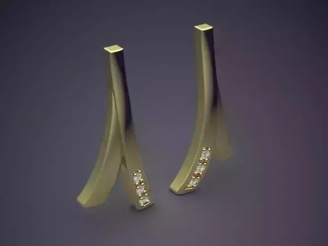 Eiffel Tower Like Jewelry Piece CAD 3862