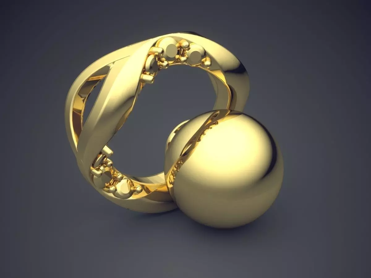 Sophisticated Jewelry Piece CAD 3858 3D print model