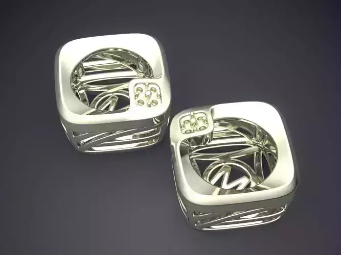 Cube Jewelry Piece CAD 3855