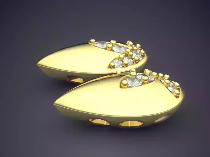 Rain Drop Shaped Jewelry Piece 3844