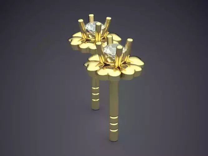 Flower Shaped Earrings CAD 3823