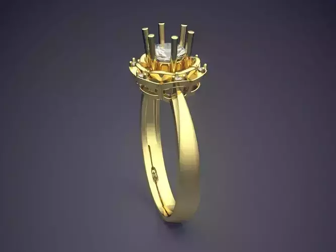 Ring With Columns Around The Ring CAD 3822