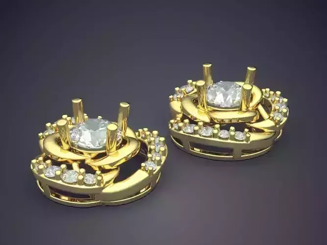 Pendant With A Lot Of Diamonds CAD 3806 3D print model