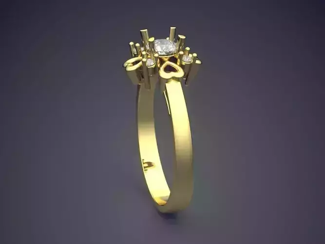 Humble Small Ring With Diamond  CAD 3776