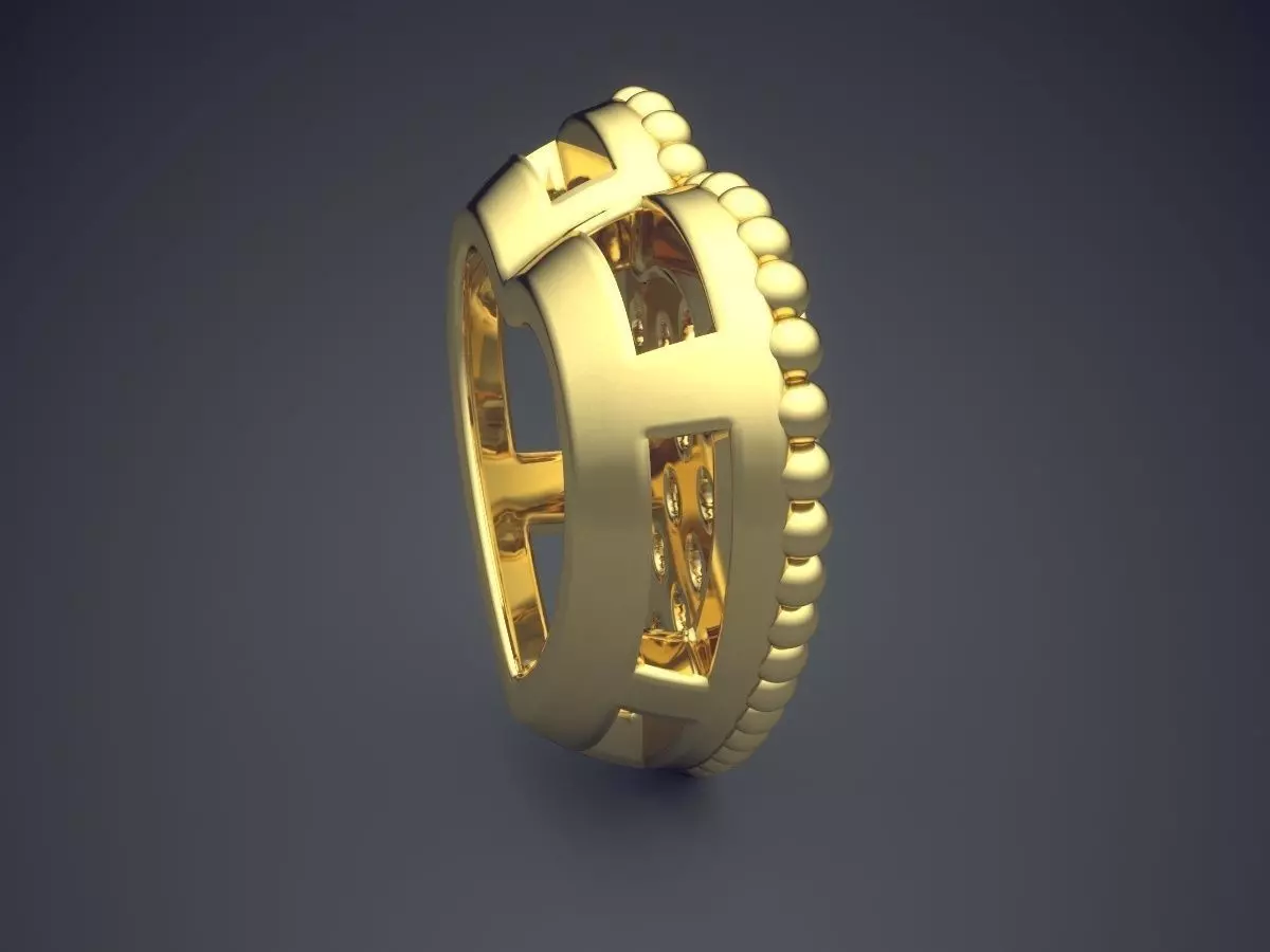 Heart Shaped Brooch CAD 3766 3D print model_3