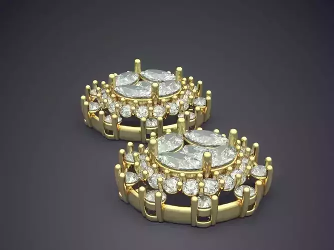 Brooches Filled With Diamonds CAD 3771