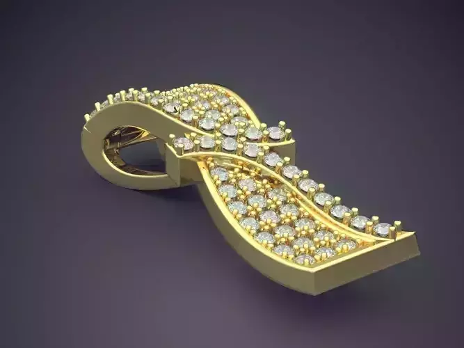 Square Jewelry Pieces Covered With Diamonds CAD 3760 3D print model