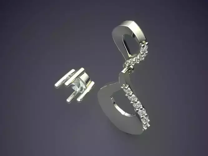 Infinity Shaped Pendant CAD 3753