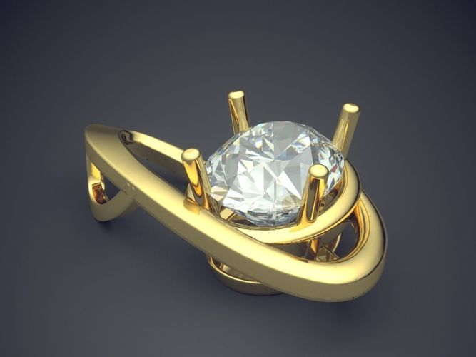 Unique Designed Jewelry Piece CAD 3746 3D print model